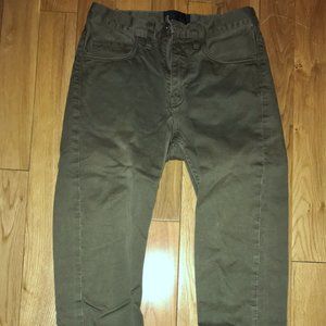 Acne Pants - Olive Green - 28 x 32